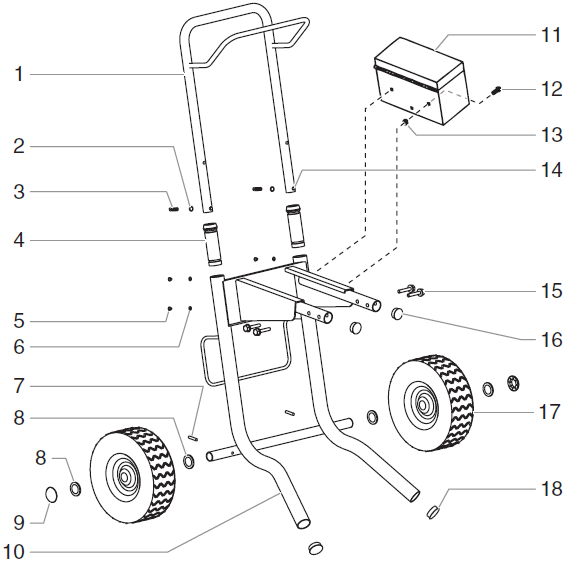 Performer 640i High Rider Assembly